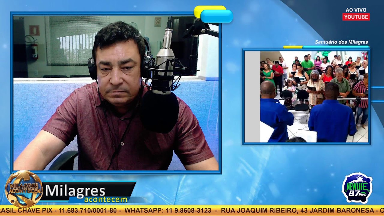 Programa Milagres Acontecem  - Pe. Sérgio Ferreira - 🔴 AO VIVO!