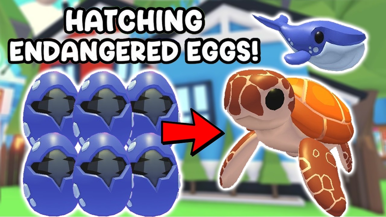 I hatched *NEW* Endangered Eggs!🥚| HATCHING SPREE | Adopt Me Update