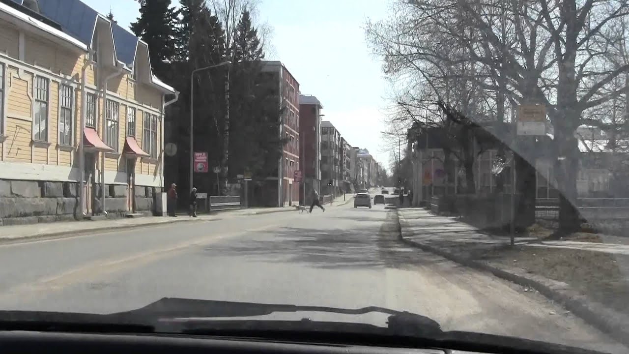 Easterdaydrive in the center and harbour, Kuopio, Finland