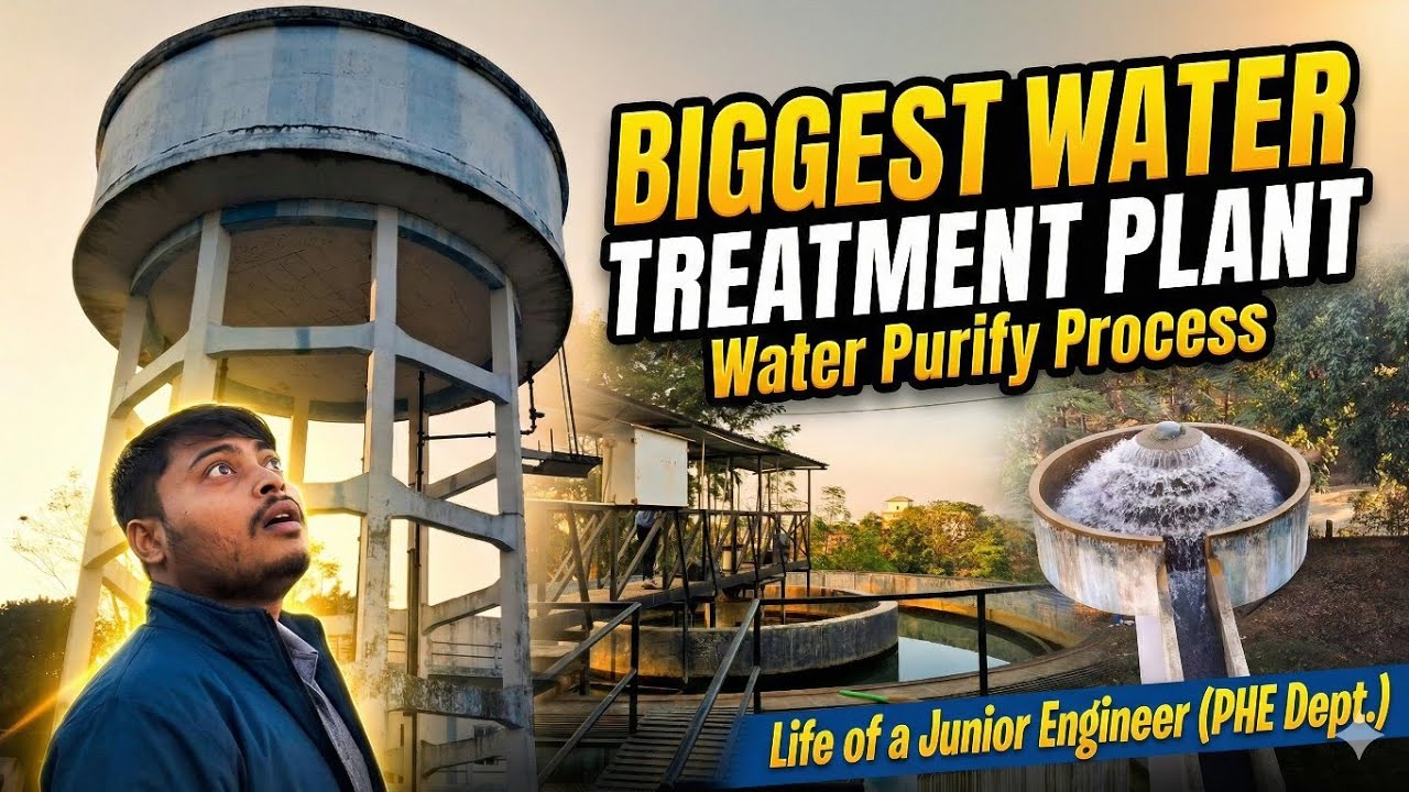 WATER TREATMENT PLANT 😱 JUNIOR ENGINEER Life in PHE Dept. ASSAM 