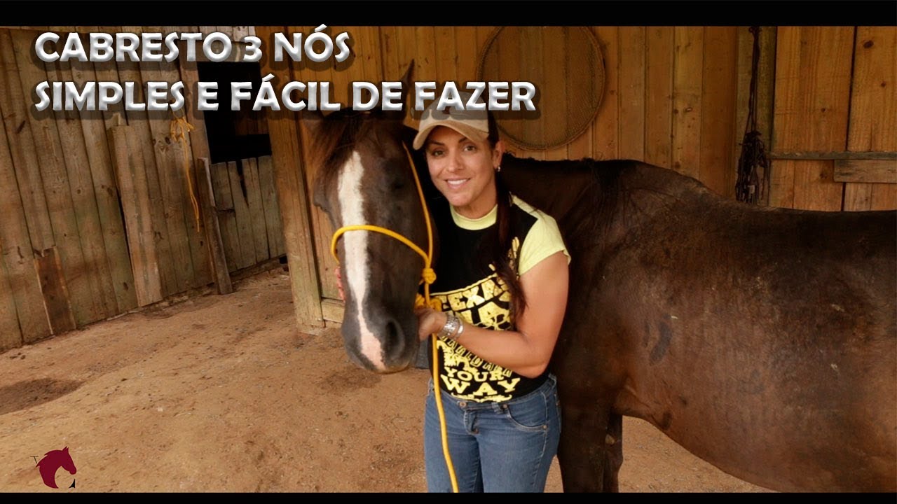 Como fazer o cabresto 3 nós