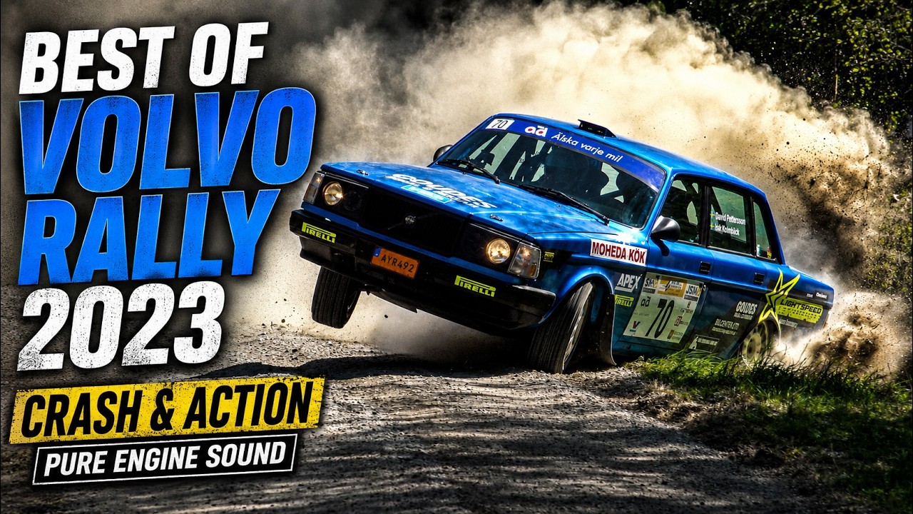 BEST OF VOLVO RALLY 2023 | CRASH & ACTION  — PURE ENGINE SOUND