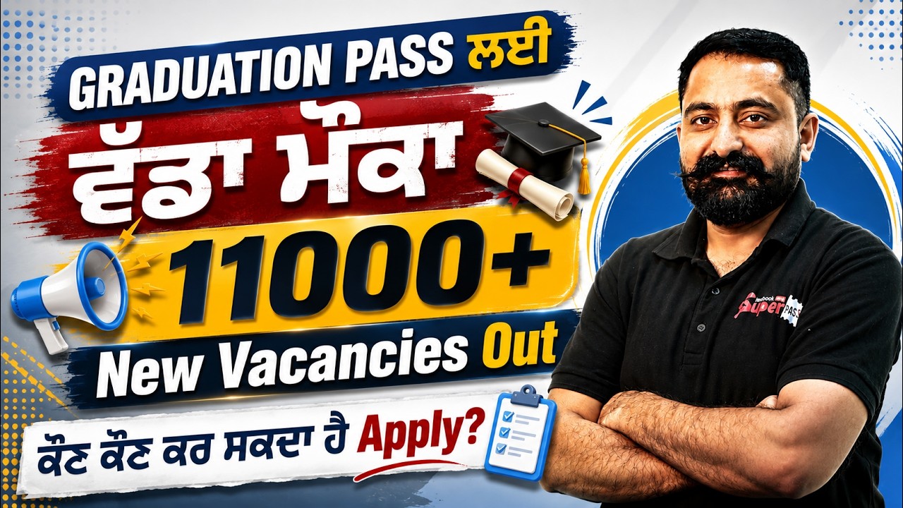 New Vacancy 2026 | 11000+ New Vacancies Out | Government Job Vacancy 2026 | Mahander Sir