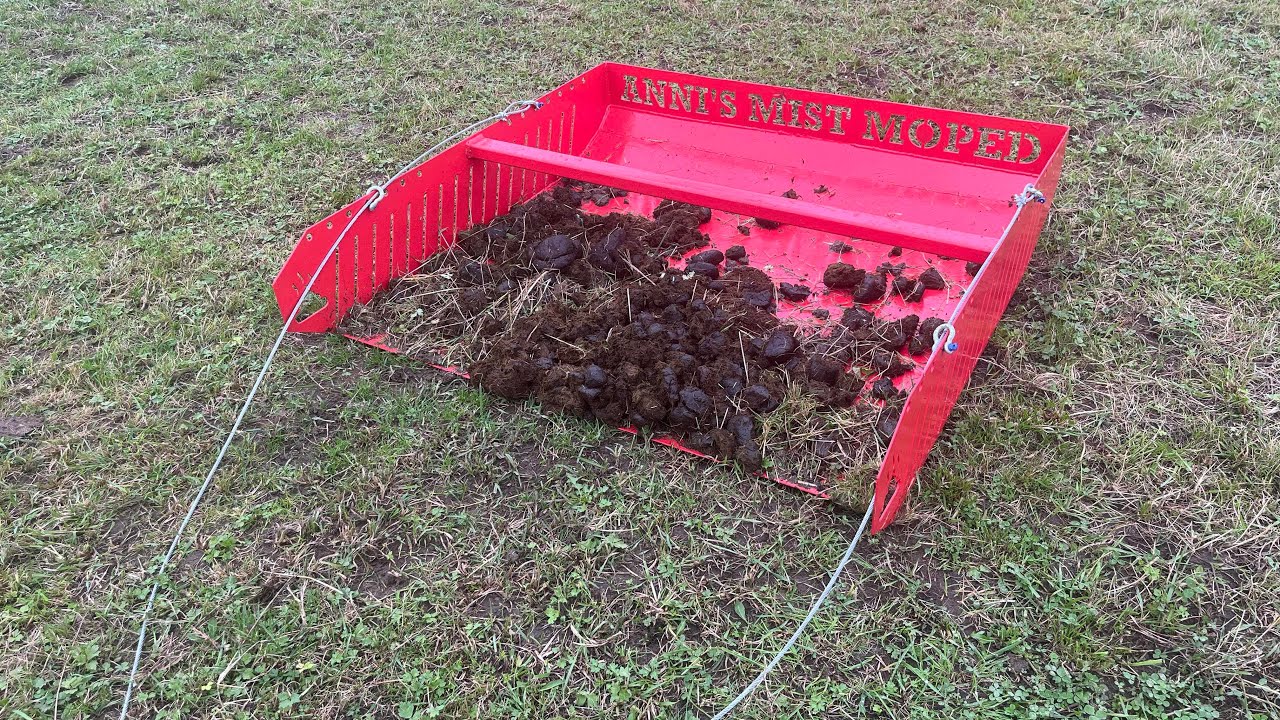 Pferdemist mit Quad einsammeln / Paddock cleaner 