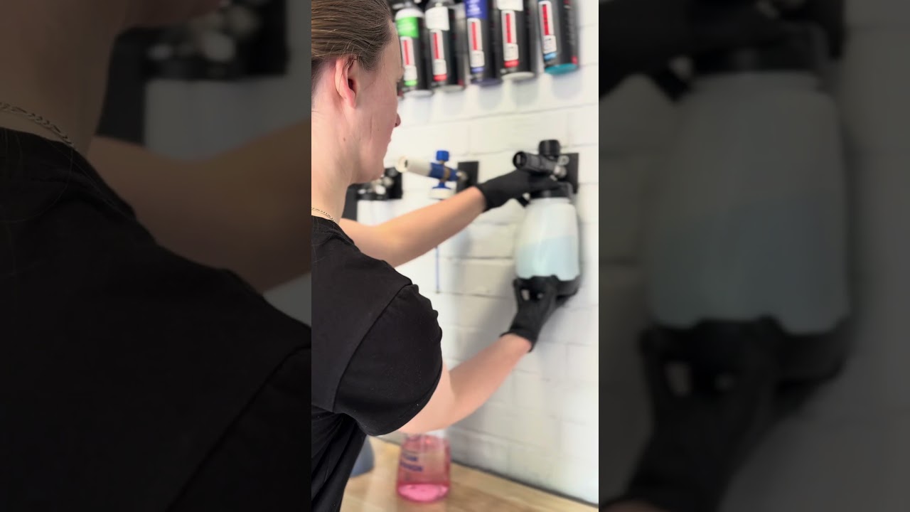 Detail Locker Foam Cannon Wall Mounts #satisfying #garagestorage
