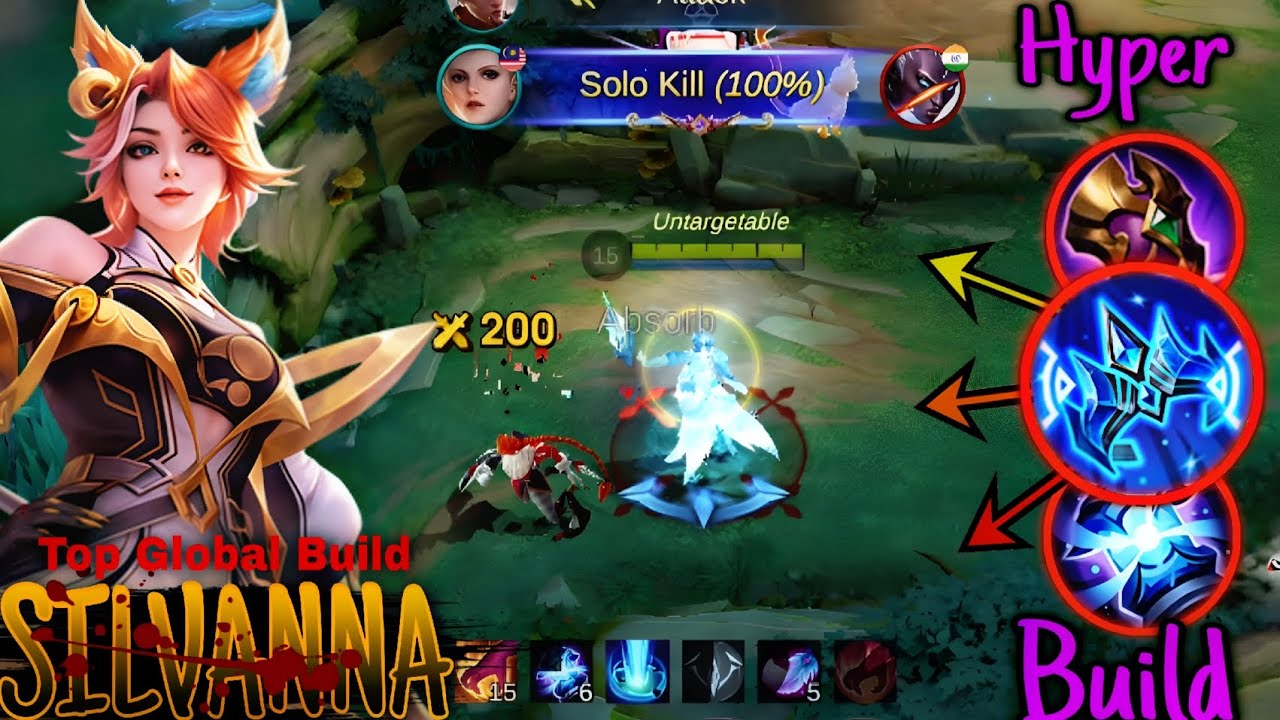 Silvanna Hyper best build 2025 | Silvanna build  #mobalegends5v5 @KazukiOfficial  