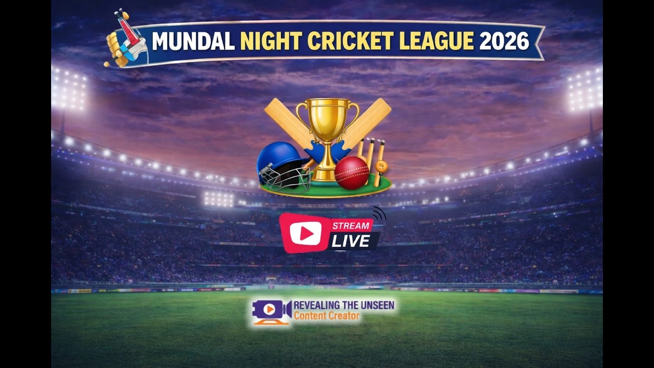 LIVE🛑:GMCC Hard Hitter vs Silent Strikers |Mundala Night Cricket League 2026| #revealingtheunseen