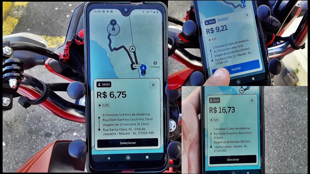 UBER MOTO | &Eacute; ASSIM QUE EU ESCOLHO AS MINHAS CORRIDAS NA UBER MOTO| Adelmo Motovlog