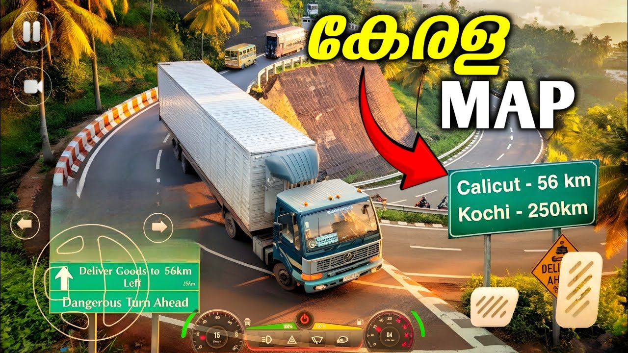 Game with Kerala map😲 and Pushpa Wildfire truck | താഴത്തില്ലെടാ 💪🏼