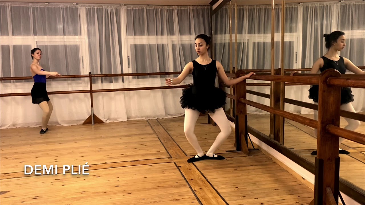Plié tips: Demi plié / Grand plié in 1st, 2nd, 4th and 5th positions