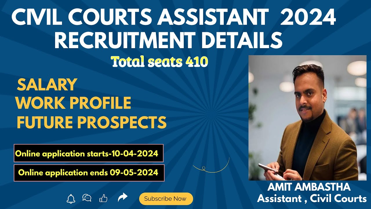 CIVIL COURT 2024 II VACANCY II RECRUITMENT II SALARY II WORK PROFILE