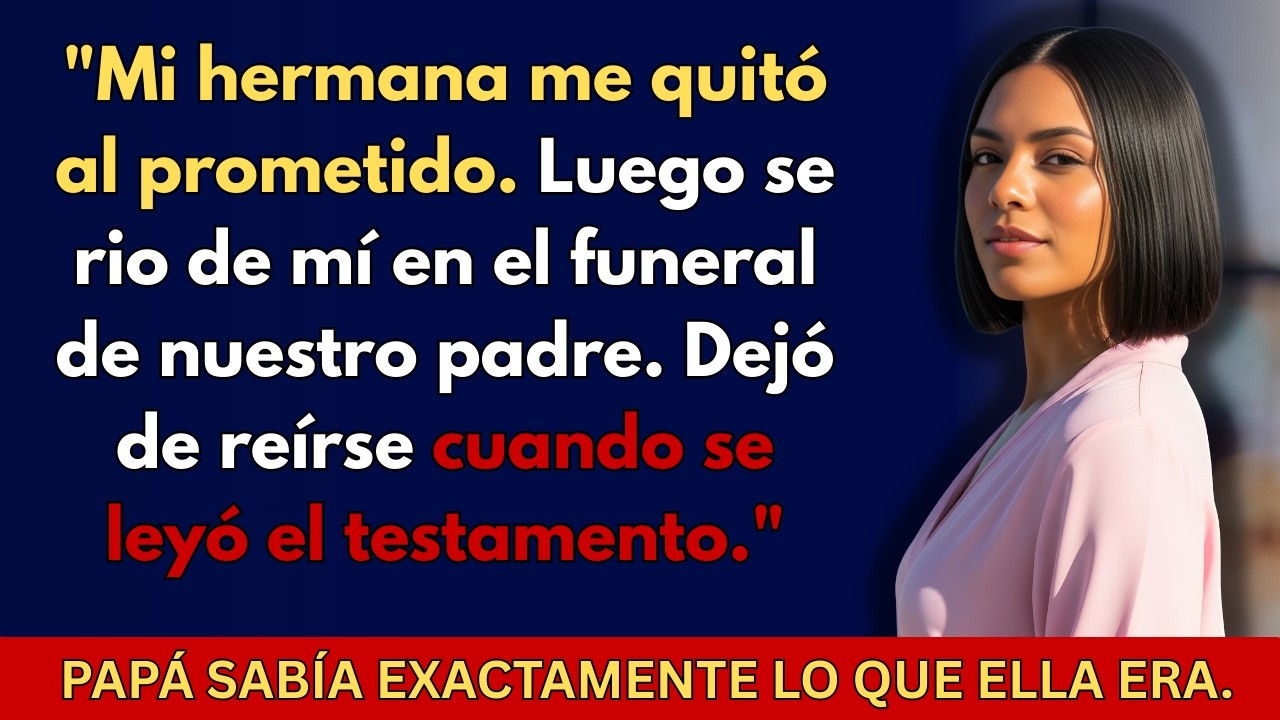 Mi Hermana Me Robó El Prometido Y Se Burló De Mí En El Funeral De Papá, Pero Después No Se Reía.