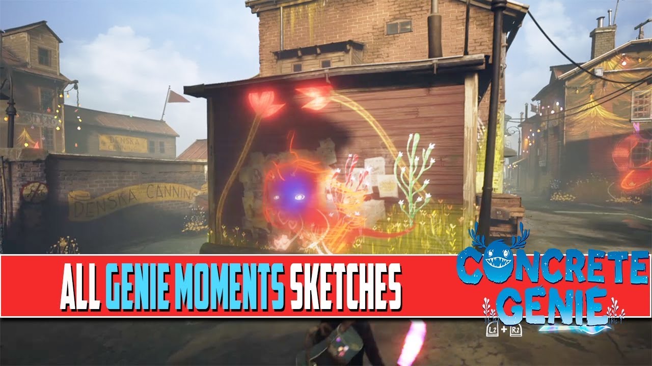 Concrete Genie All Genie Moment Sketches Locations (Capture the Moments Trophy)