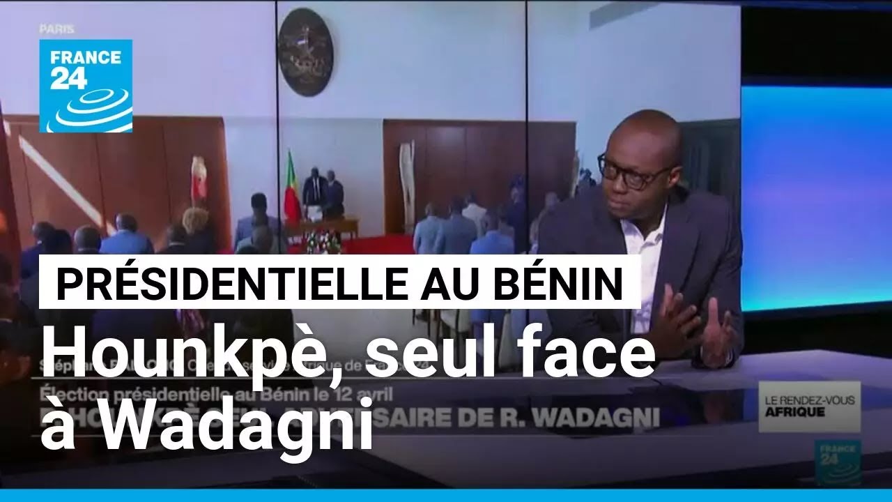 Pr&eacute;sidentielle au B&eacute;nin : Paul Hounkp&egrave;, seul face &agrave; Romuald Wadagni &bull; FRANCE 24
