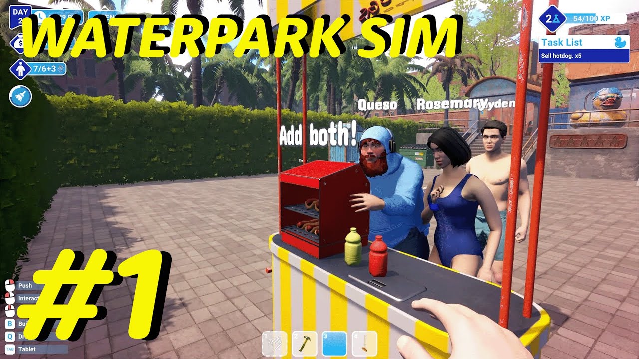IM NOT CUT OUT FOR THIS!! | Waterpark sim