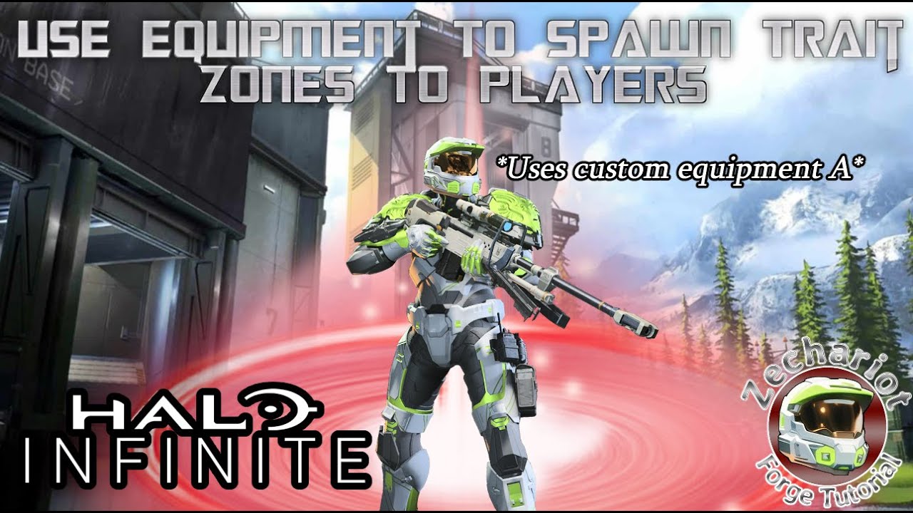 Use Equipment To Spawn Trait Zones To Players | Halo Infinite Forge Tutorial