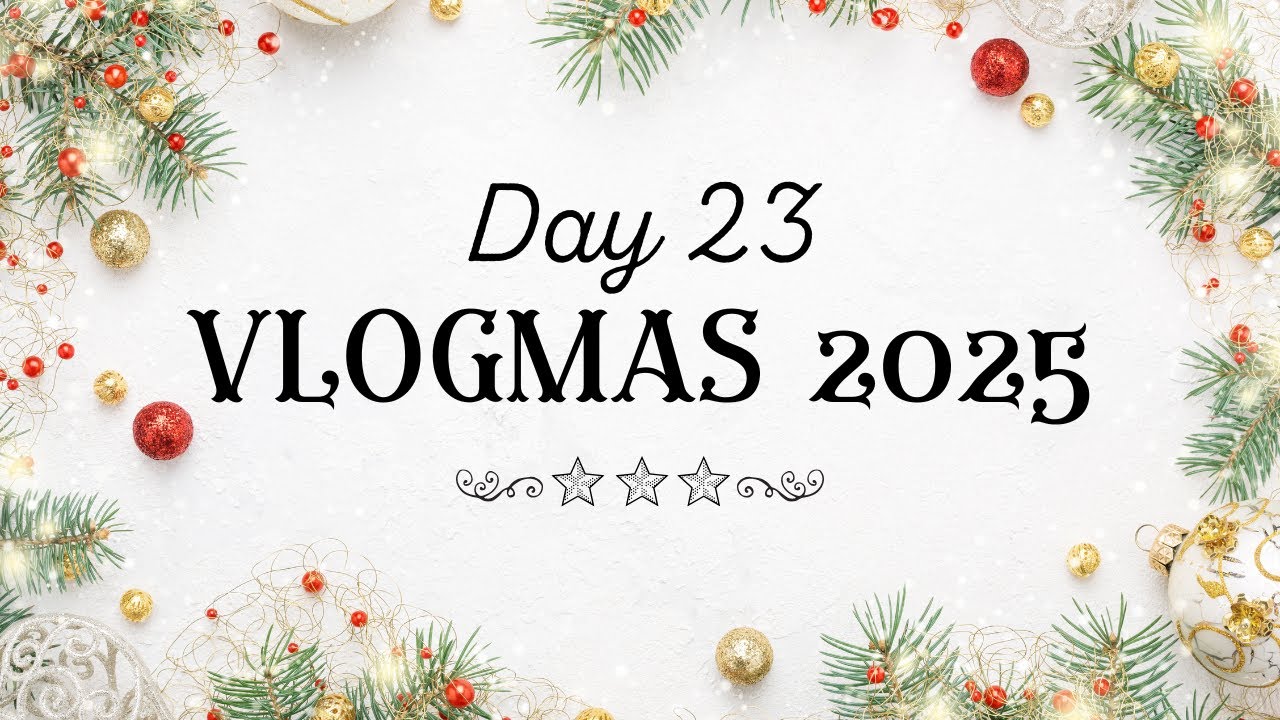 Влогмас 2025 ✨День 23 ⎯ Обмен подарками ⎮ Чтение «Рождественских чудес» ⎮ Игра на пианино