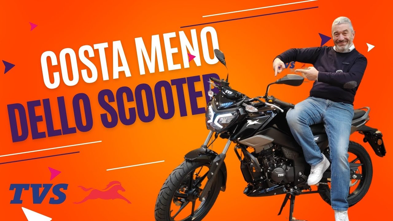 TVS Raider 125cc: Costa meno di uno scooter! Qualità/Prezzo TOP!