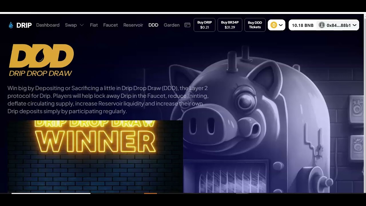 GAMECHANGER DRIP DROP DRAW LAUNCHES MONDAY