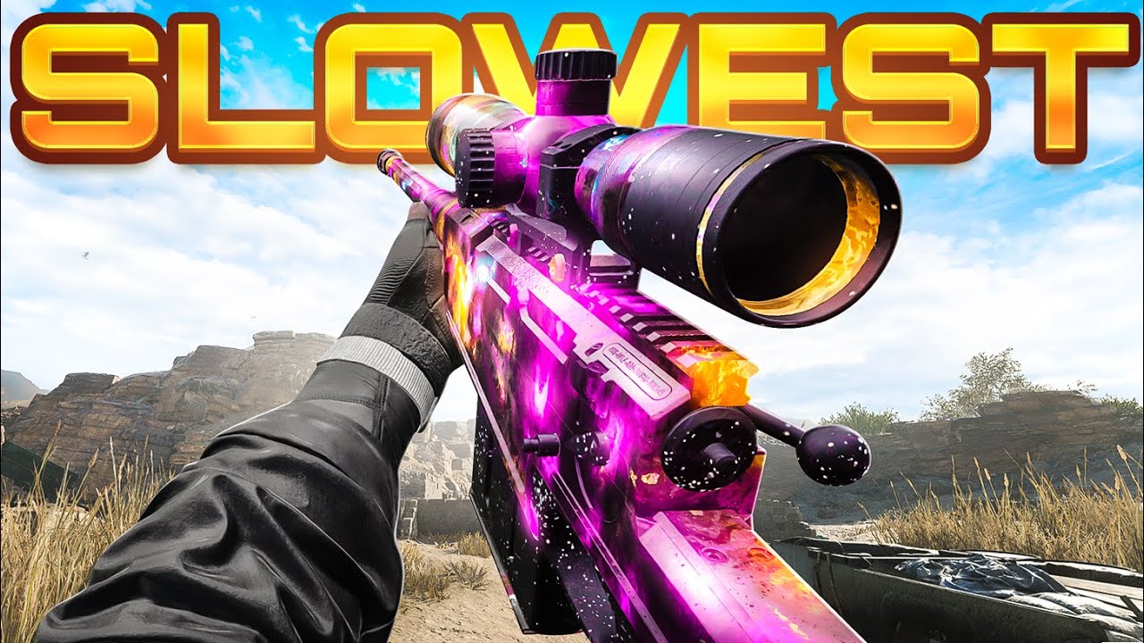 I used the SLOWEST SNIPER and this happened.. (INSANE CLIP)