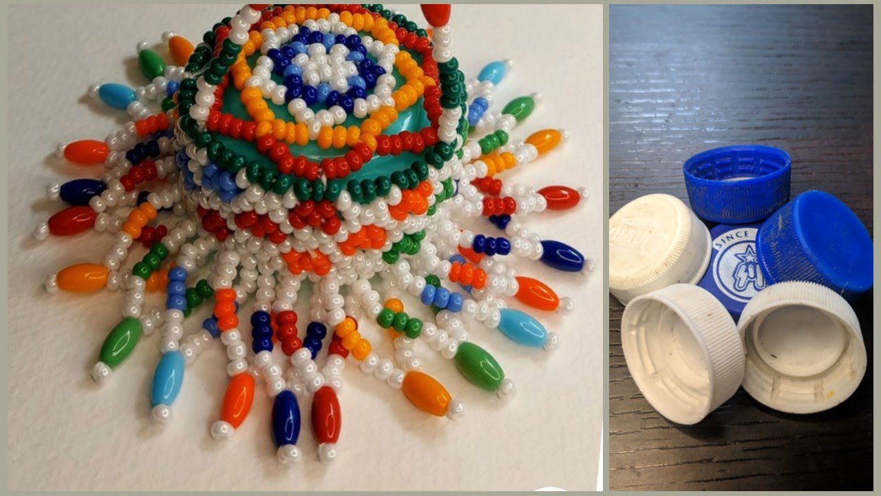 Amazing design for jumar / bottle na dhakan me se jumar banaye / Temple jumar design trick