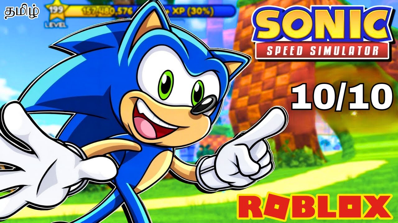 Roblox Sonic Speed Simulator Gameplay in Tamil | Earth Gamer