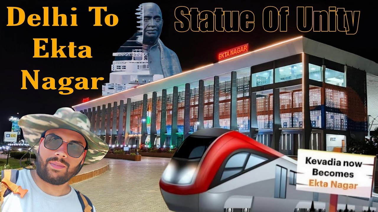 Delhi To Ekta Nagar Statue Of Unity By Train | Gujarat Only Luxurious Train For Ekta Nagar🚂