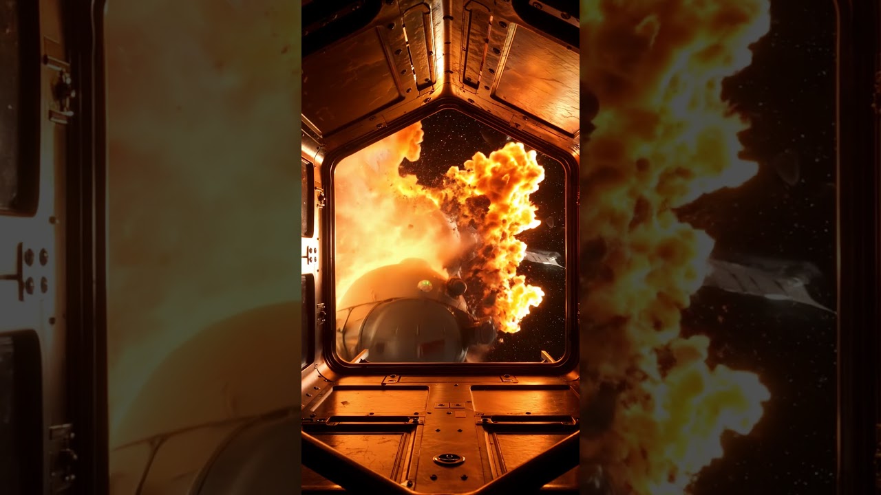 An Accidental Hit of Space Station with Satellites &ndash; Disaster Unfolds