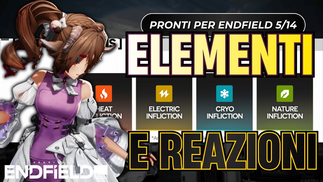 Elementi e Reazioni | Pronti per Endfield (Giorno 5/14)