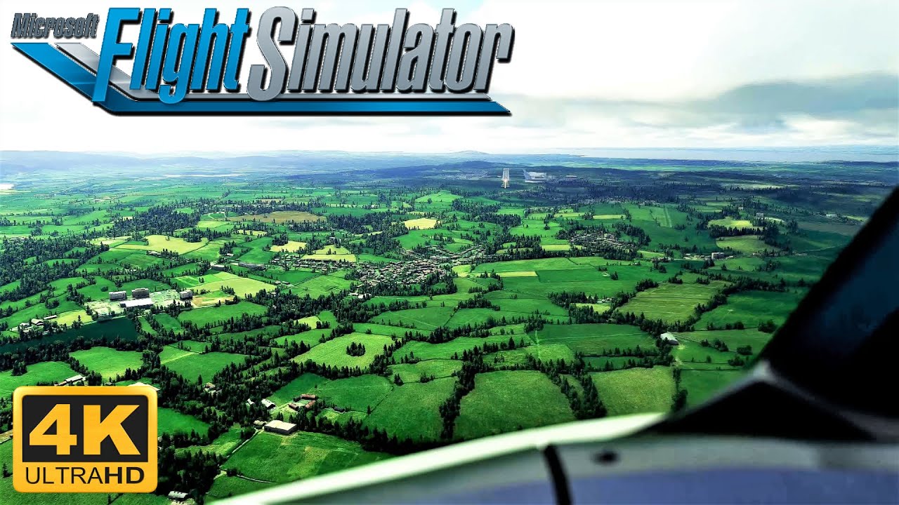 Microsoft Flight Simulator 2020 4K EXTREME REALISM GRAPHICS A32NX Landing At Bristol Airport