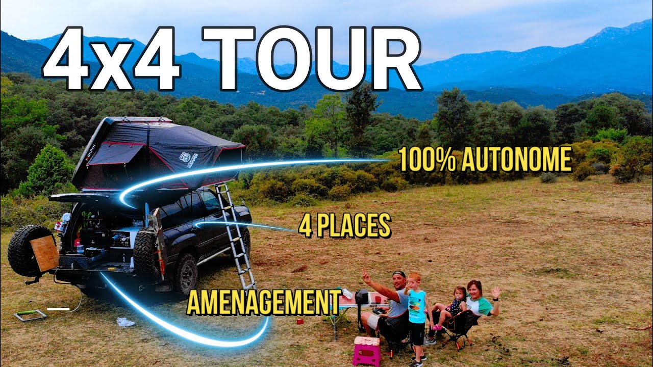 Présentation de notre 4x4 AMÉNAGÉ pour partir 1 an en famille / VANTOUR /  hdj100