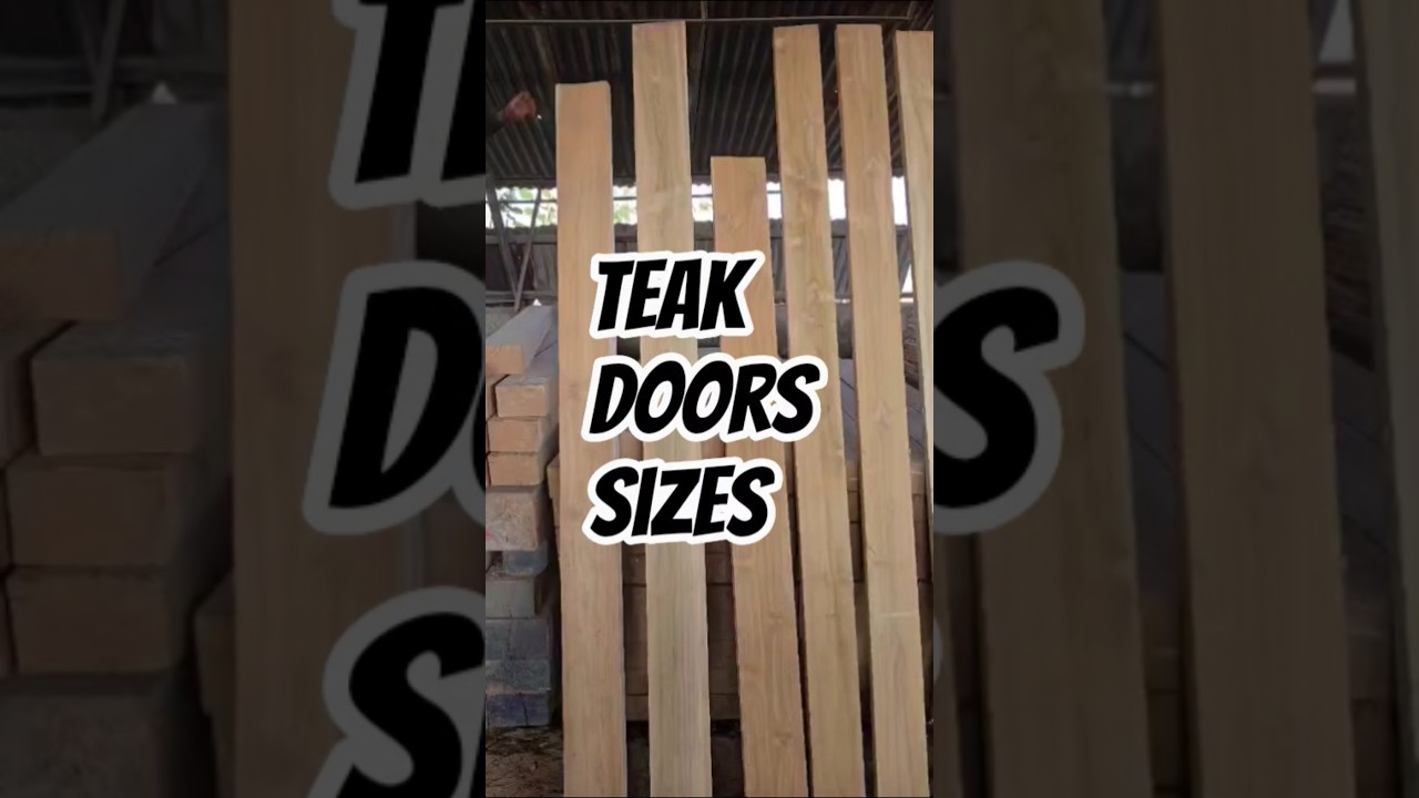 Imported Teak Door Sizes #wood #teakwood #wood #teak #furnituredesign #carpenter #importedteak