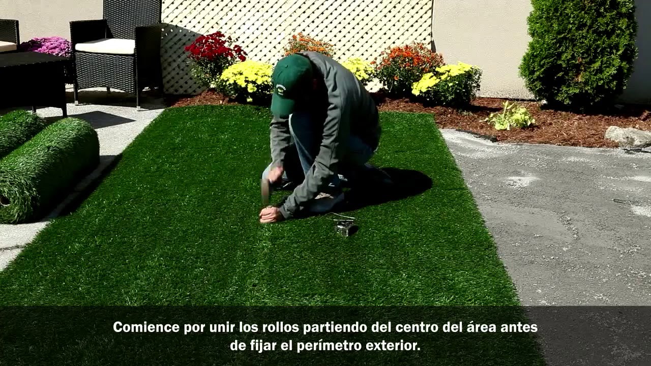 Tutorial para la instalación de césped artificial | Golden Select (Español)