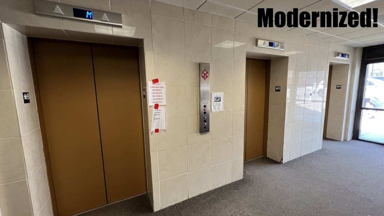 Modernized Montgomery Elevators at the Wyoming Financial Center in Cheyenne, WY