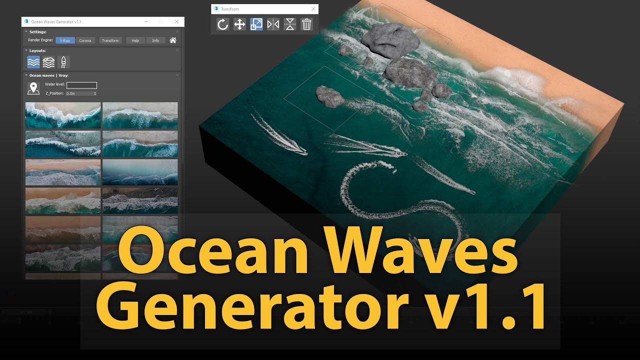 Ocean Waves Generator v1.1 - updated!