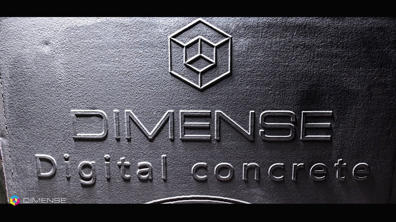Dimense 디지털 콘크리트 몰딩 솔루션(와!!  이런게 된다고?)
