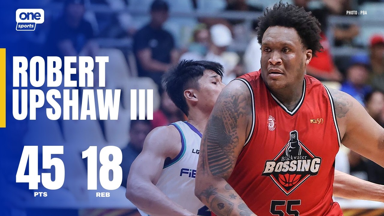 Robert Upshaw WITH A MONSTER 45 PT, 18 REB GAME | PBA SEASON 50 COMMISSIONER&rsquo;S CUP | HIGHLIGHTS