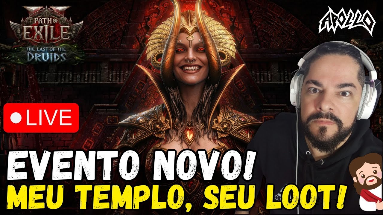 POE 2|MEU TEMPLO, SEU LOOT 😈 | Carregando a Live no Templo Vaal PoE2 !pix !entrar !builds !pob