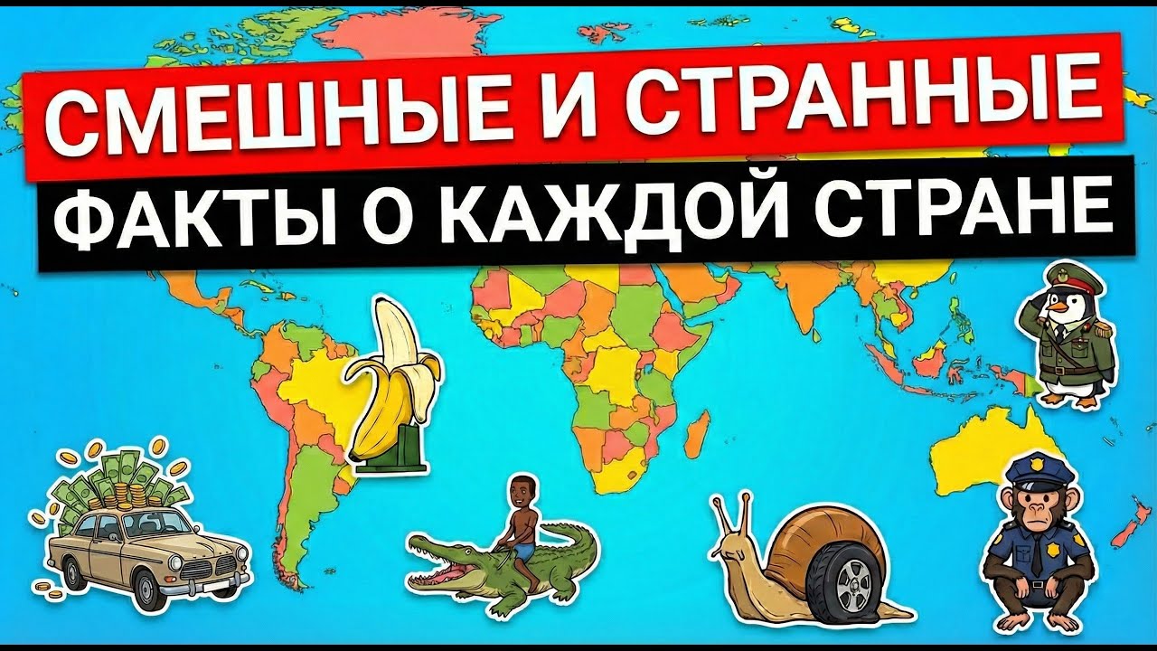 195 СТРАН: Самые странные факты, в которые сложно поверить