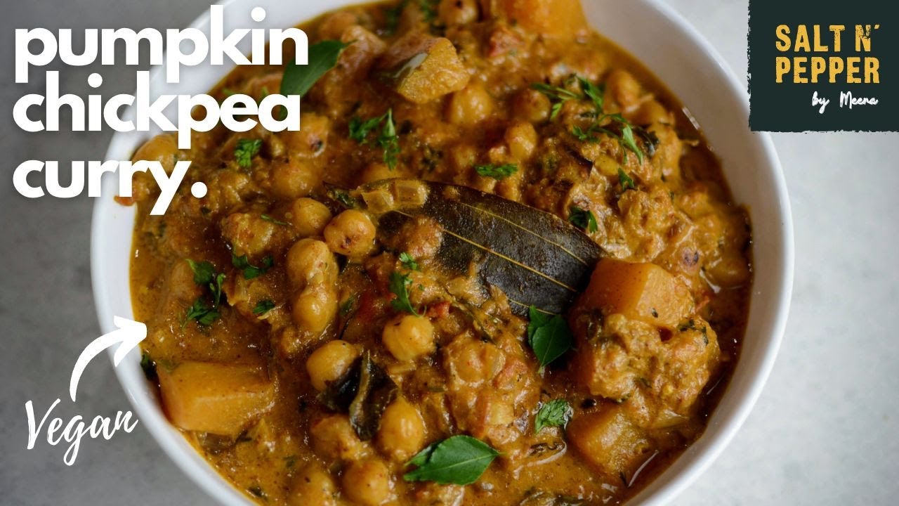 20 Minute Vegan Chickpea Recipe  | Pumpkin Chickpea Curry | Vegan Recipes