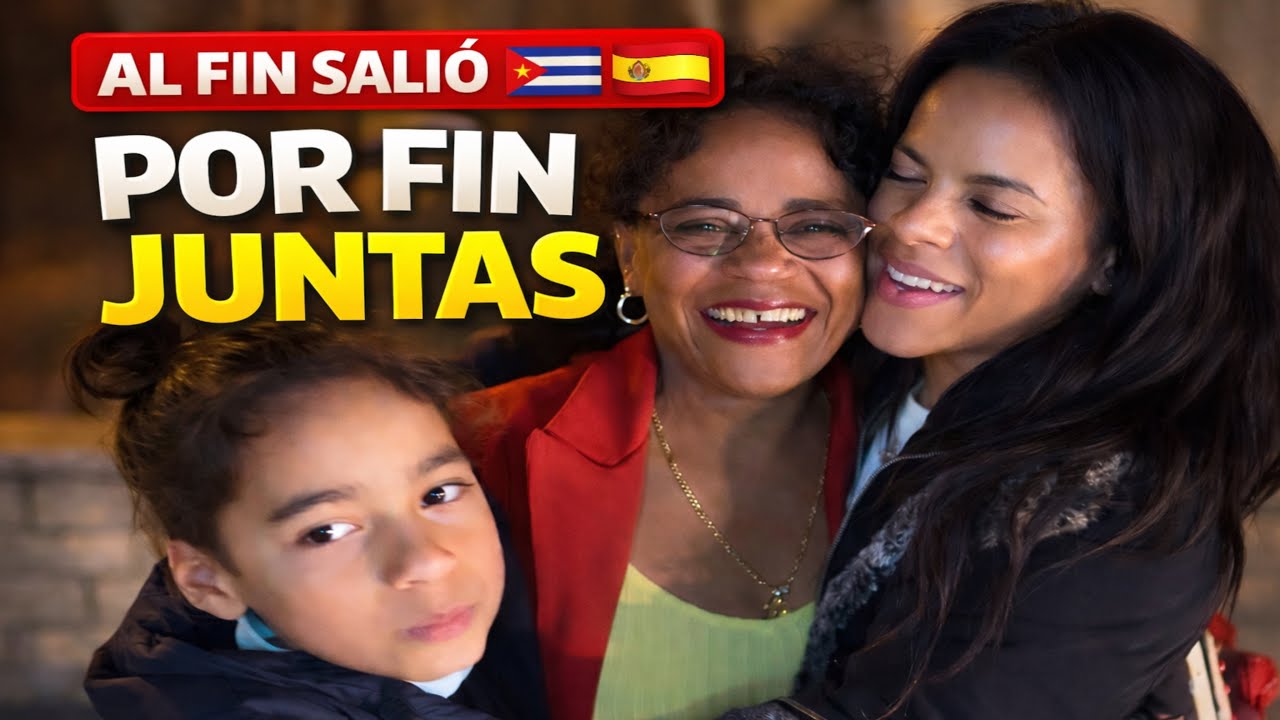 MI MADRE por FIN SALI&Oacute; de CUBA 🇨🇺✈️🇪🇸 | As&iacute; fue nuestro REENCUENTRO en ESPA&Ntilde;A