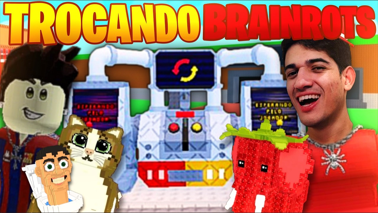LIVE ROUBE UM BRAINROT ao VIVO 😱TROCANDO BRAINROTS