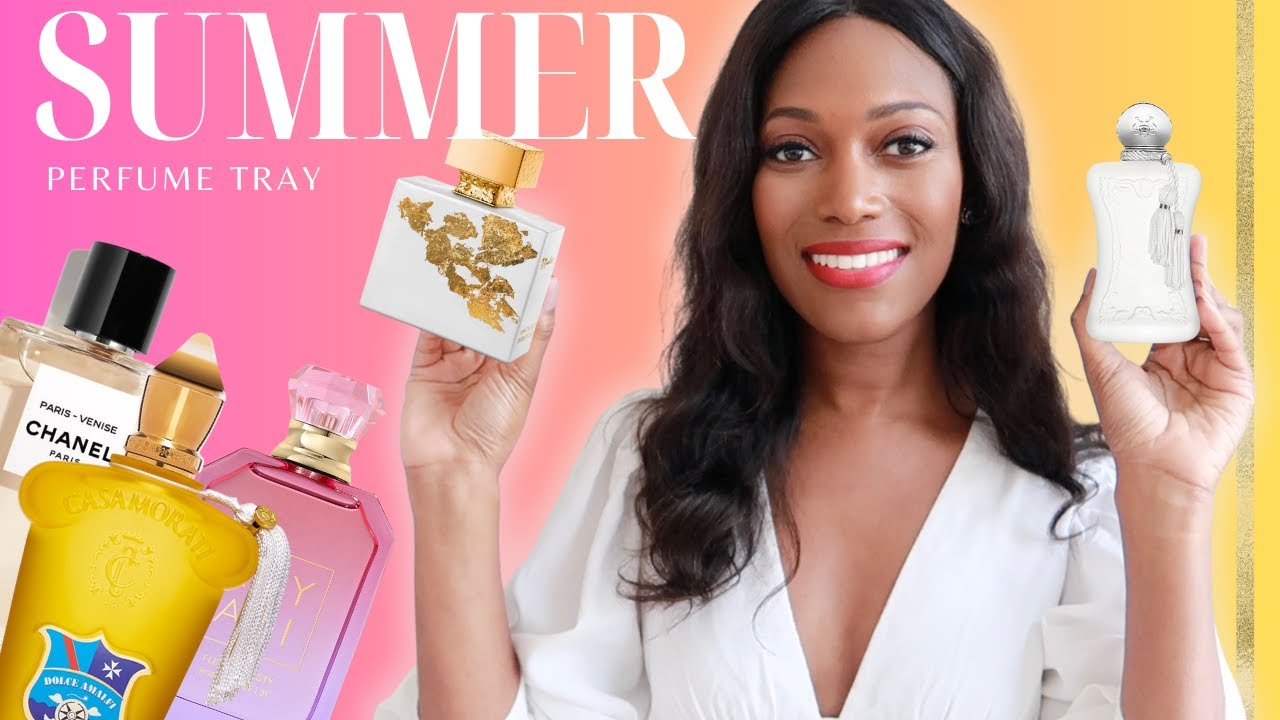 SUMMER PERFUME TRAY | TOP BEST FEMININE SUMMER PERFUMES