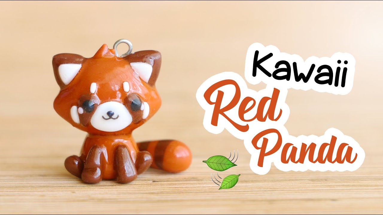 Kawaii Red Panda│Polymer Clay Tutorial