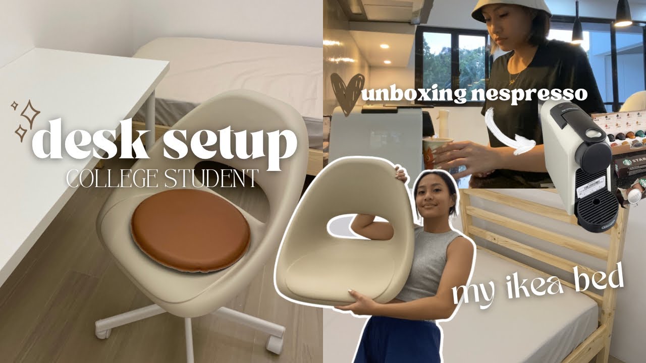 NEW HOUSEries: Building my Ikea Desk Setup + New Coffee Machine *Nespresso* (Philippines)