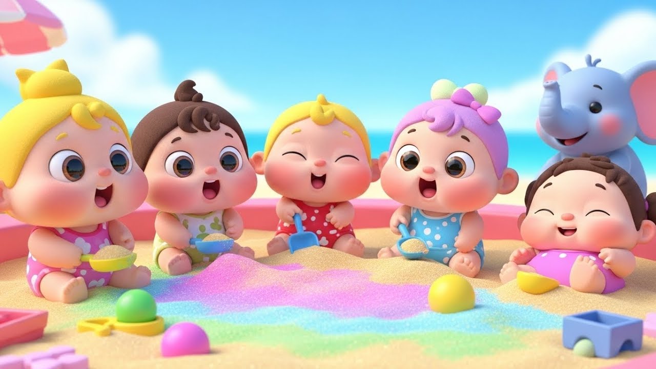 Toddler Fun Song | 3D Cartoon Playroom Adventure | Safe Baby Learning Video