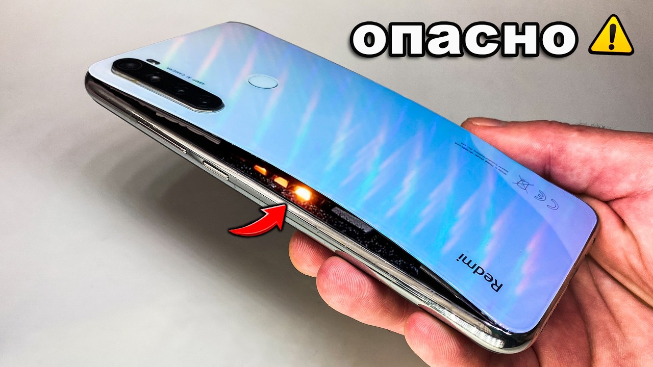 ОПАСНО ⚠️ Вздулся аккумулятор! Redmi Note 8T battery swollen repair