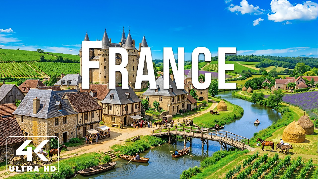 France 4K | Poetic European Soul – Provence, Mont Saint-Michel & French Alps Serenity