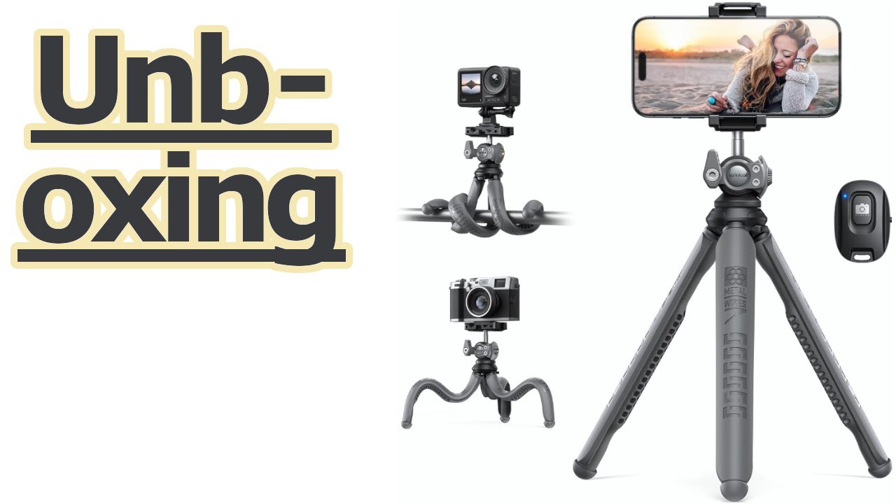 Lamicall Handy Stativ, Mini Stativ Halter Unboxing Video