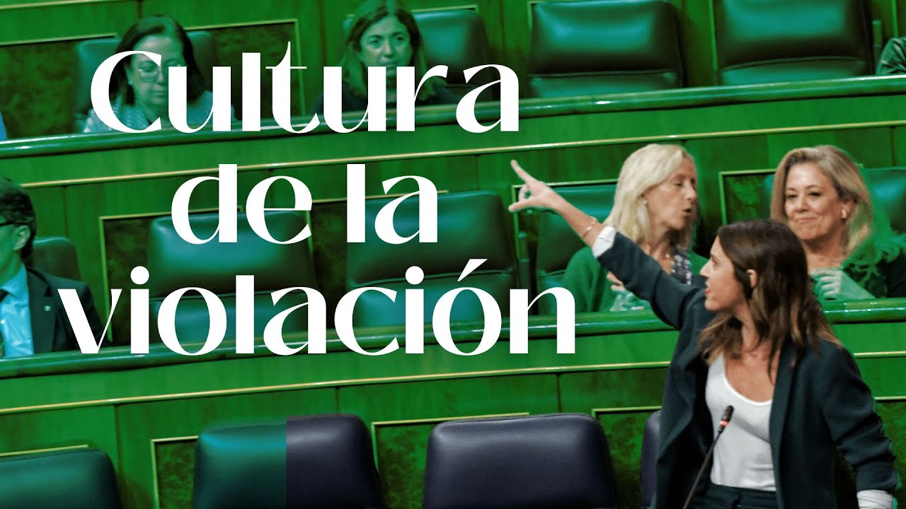 Bronca cuando Irene Montero habl&oacute; de la cultura de la violaci&oacute;n